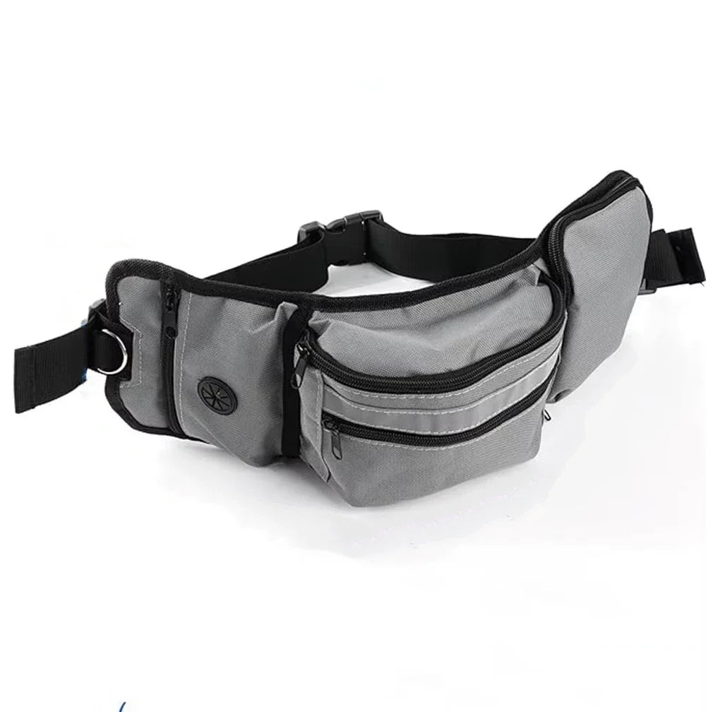 Hands-free dog leash with compartments - FreeSnout™