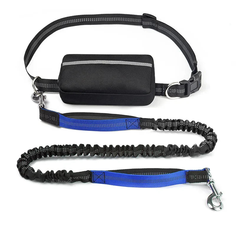 Hands-free dog leash with pouch - FreeSnout™