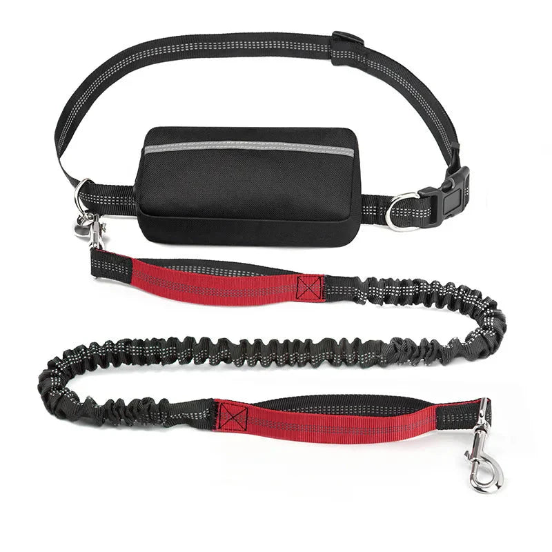 Hands-free dog leash with pouch - FreeSnout™
