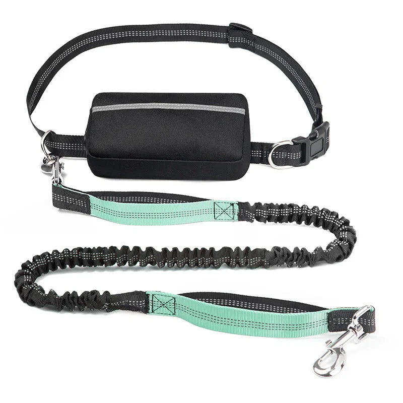 Hands-free dog leash with pouch - FreeSnout™