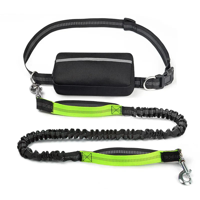 Hands-free dog leash with pouch - FreeSnout™
