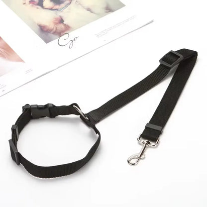 Dog Seat Belt Headrest Mount - FreeSnout™