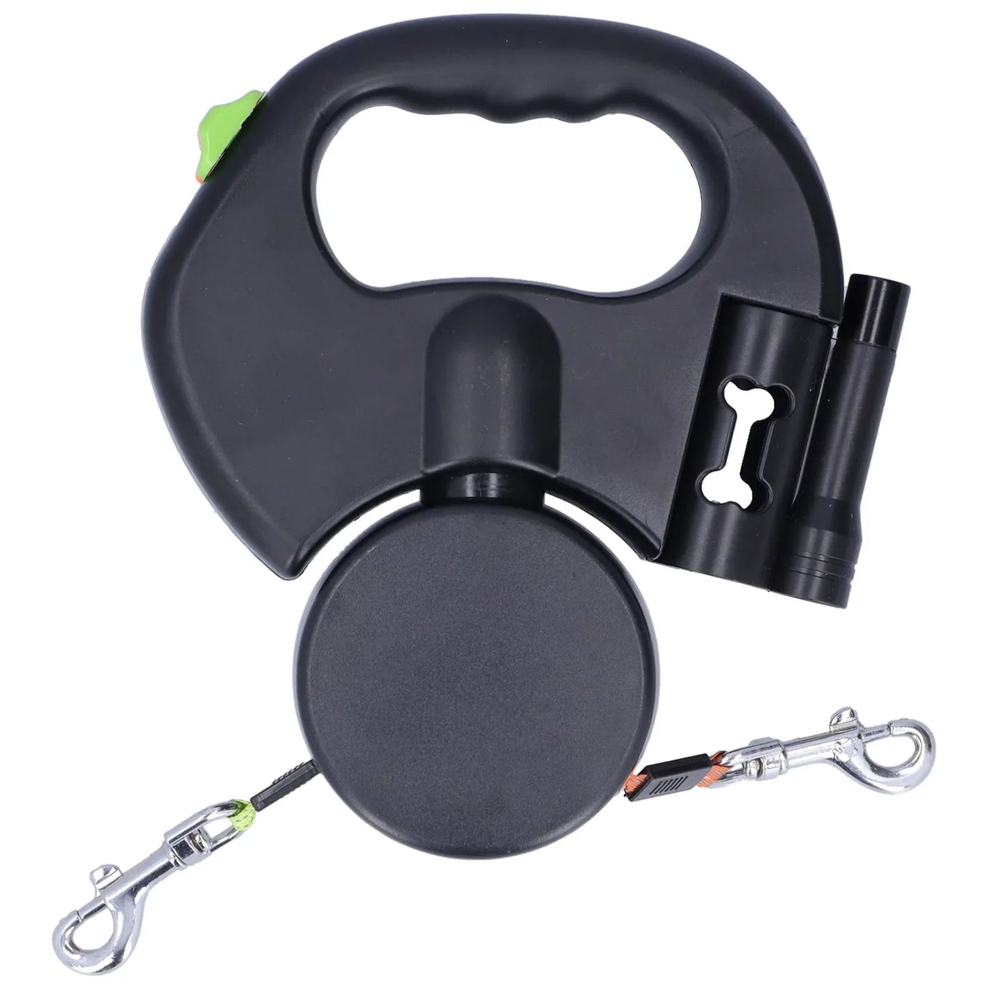 Anti-tangle retractable double leash - FreeSnout™